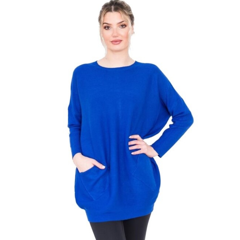 Nwt NADO dual pocket ribbed oversized tunic